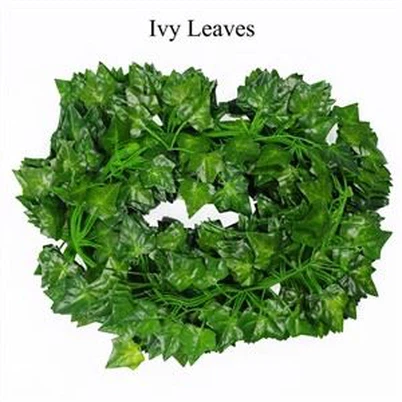 مصنوعی جعلی پتے 2.1m آئیوی اور بیل